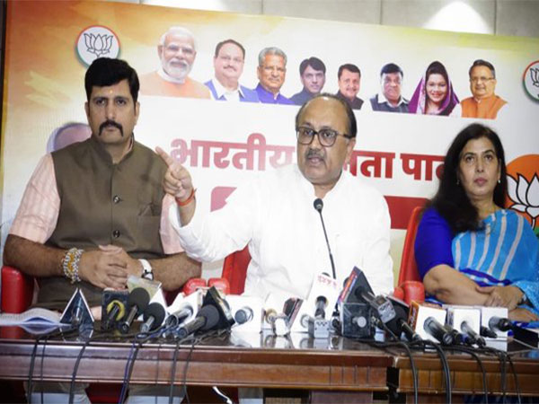 BJP MLA Siddhartha Nath Singh during a press conference held on Sunday (Photo:X/@SidharthNSingh)