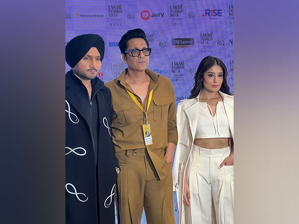 Harbhajan Singh, Pawan Sachdeva, Kritika Kamra (Image source/ANI)