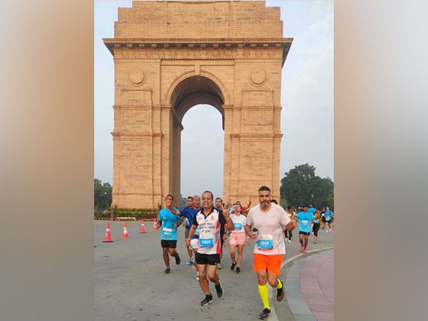 Visuals from the Delhi Half Marathon 2023 (Photo Credit: pib.gov.in)