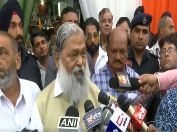 Haryana Home Minister Anil Vij. (Photo/ANI)