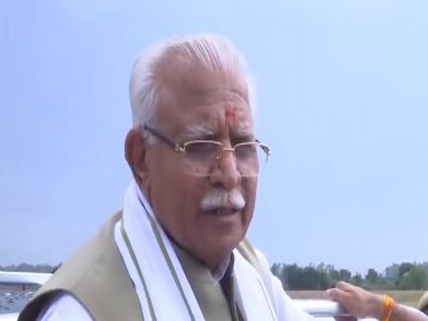 Haryana Chief Minister Manohar Lal Khattar (Photo/ANI)