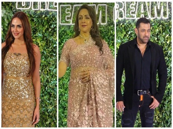 Pics from Hema Malini's bday bash (ANI Photos and Instagram)