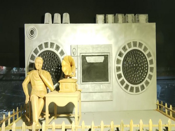 Visuals from the pandal (Photo/ANI)