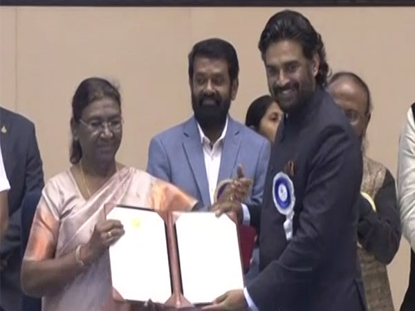 President Murmu, R Madhavan (Image source: ANI Photo)