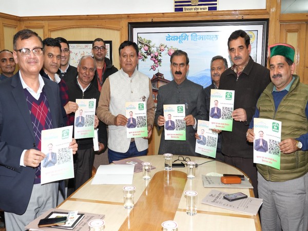 Chief Minister Sukhu launches 'Him Samachar' App of IPR department. (Photo/ANI)