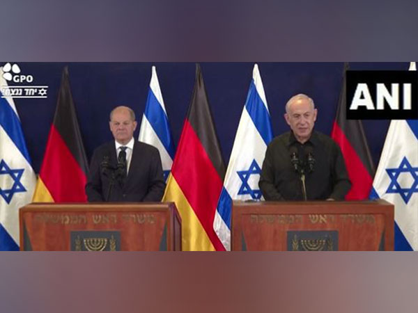 German Chancellor Olaf Scholz and Israel Prime Minister Benjamin Netanyahu. (Photo/ANI)
