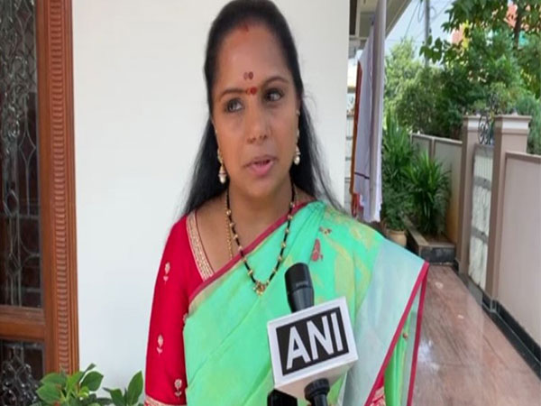 BRS MLC K Kavitha (Photo/ANI)