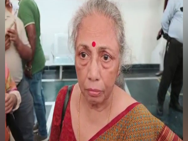 Journalist Soumya Vishwanathan's mother Madhvi Vishwanathan. (Photo/ANI)
