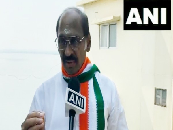 AICC in-charge of Telangana Manikrao Thakre (Photo/ANI)