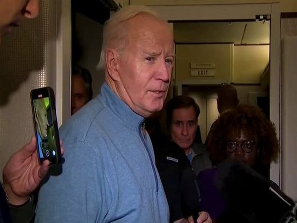 US President Joe Biden aboard Air Force One. (Photo: Reuters)