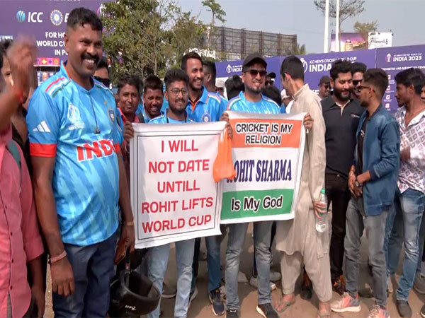 Upbeat fans excited about clash against Bangladesh (Photo: ANI)