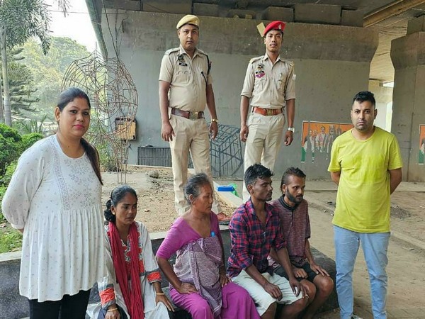 The drug peddlers after being arrested. (Photo/ANI)