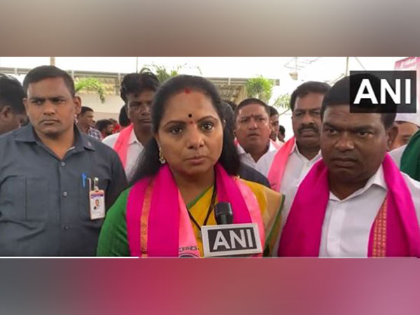 BRS MLC K Kavitha (photo/ANI)