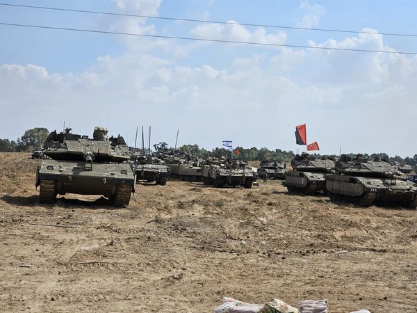 Israeli forces stationed near the Gaza border (Photo/TPS)
