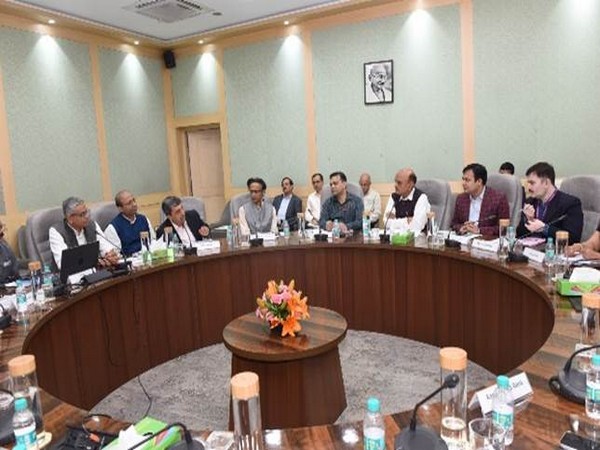 MoS Finance Bhagwat Karad chairing meeting (Photo: Ministry of Finance)