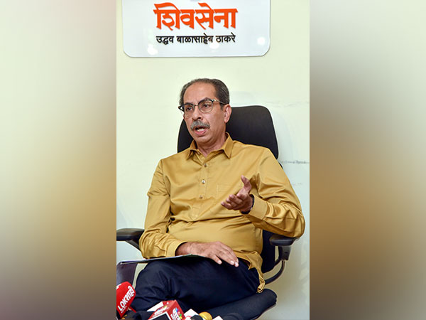 Shiv Sena (UBT) chief Uddhav Thackeray (File Photo/ANI)