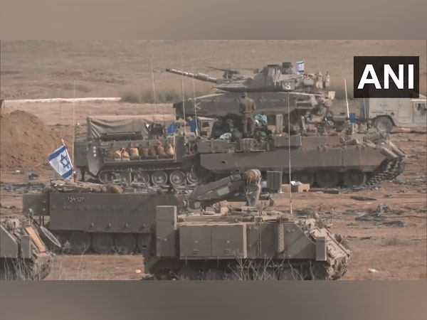 Israeli tanks deployed on the Gaza border (File Photo/ANI)