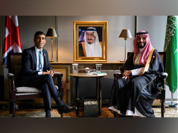 UK PM Rishi Sunak met with Saudi crown Prince in Riyadh (Photo/Reuters)