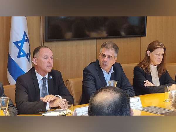 Israel's Minister of Foreign Affairs Eli Cohen meets diplomats from various countries (Image Credit: X/@IsraelHebrew)
