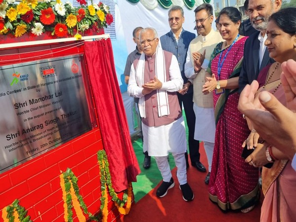 Haryana CM Manohar Lal Khattar inaugurating Khelo India Centres (Image: SAI media)