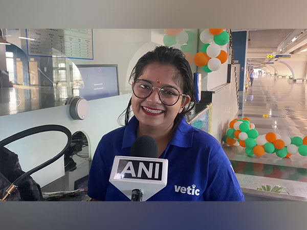 A passenger in Rapid X train (Photo/ANI)