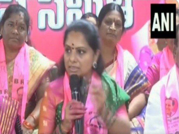BRS MLC K Kavitha (Photo/ANI)