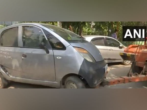Car used in the commission of the crime seized by police (Photo/ANI)