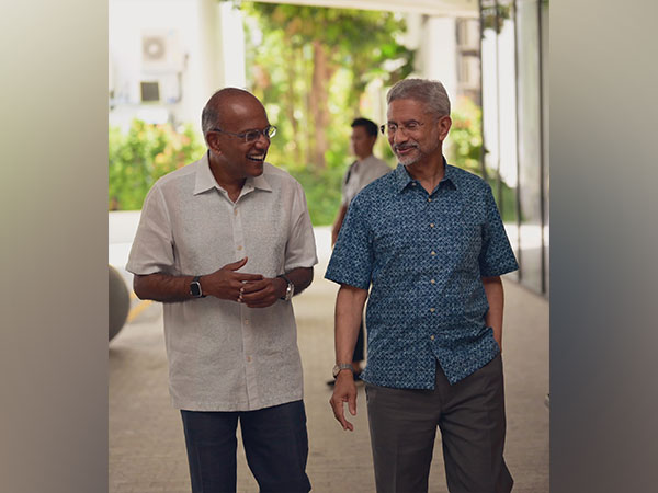 EAM Jaishankar with Singapore Minister K Shanmugam
