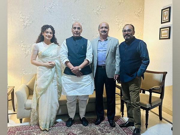 Kangana Ranaut, Defence Minister Rajnath Singh (Image source: Instagram)