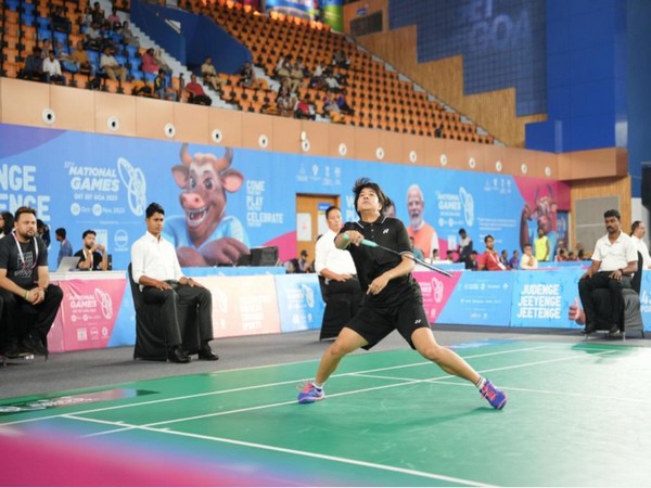 37th National Games women’s badminton. (Picture: PIB)