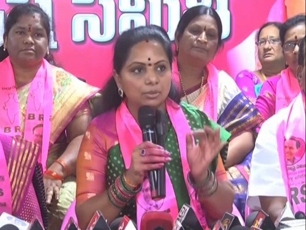 BRS MLC K Kavitha (Photo/ANI)