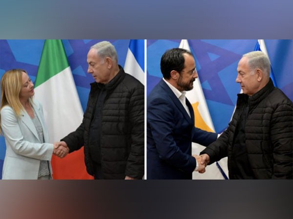 Israel Prime Minister Benjamin Netanyahu with Italian PM Giorgia Meloni and Cypriot President Nikos Christodoulides (Photo Credits: X/@IsraeliPM)