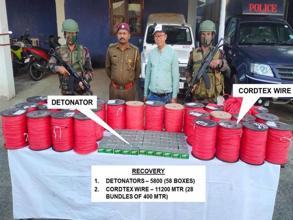 War-like stores seized in Mizoram's Siaha (X/@official_dgar)