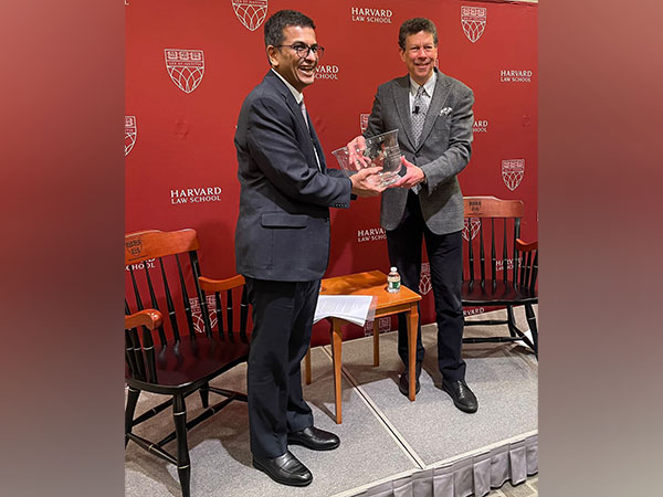 CJI Chandrachud receives Harvard Law School’s ‘Award for Global Leadership’