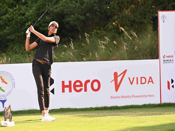 Indian golfer Diksha Dagar in action during Women’s Indian Open 2023 (Image: LET)
