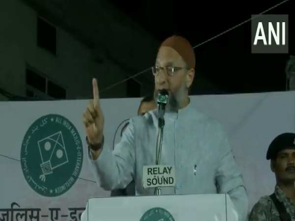 All India Majlis-E-Ittehadul Muslimeen (AIMIM) chief Asaduddin Owaisi. (Photo/ANI)