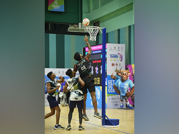 Haryana Netball team in action during National Games in Goa (Image: MYAS)