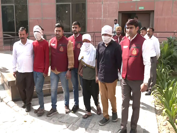 Delhi Cyber Cell's Crime Branch team apprehends accused in visa racket (Photo/ANI)