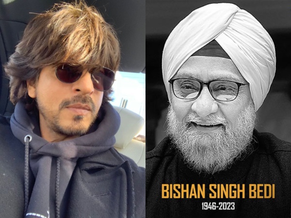 Shah Rukh Khan, Bishan Singh Bedi (Image source: Twitter)