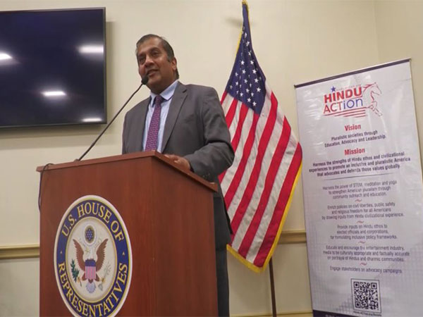 Nissim Reuben, Program Director of Indian-Jewish Relations at the American Jewish Committee (AJC) during the Congressional briefing in US (Photo/ANI)