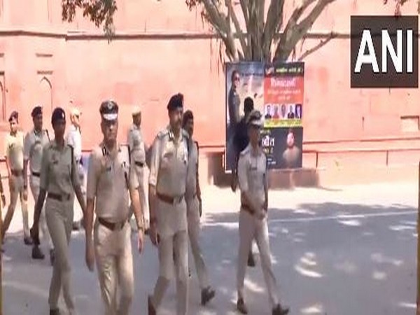 Delhi CP takes stock of preparations at Red Fort ground (Photo/ANI)