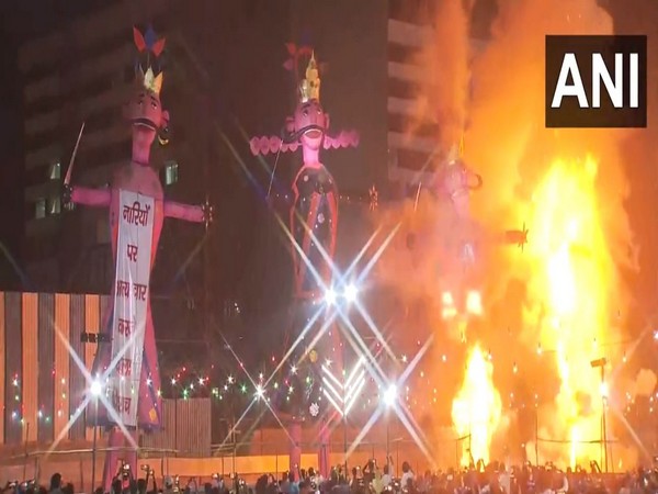 Ravan Dahan celebrations in Delhi (Image/ANI)