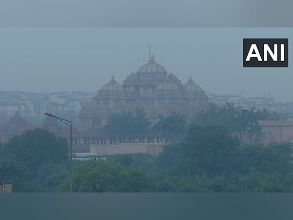 Visual from Akshardham, Delhi. (Photo/ANI)