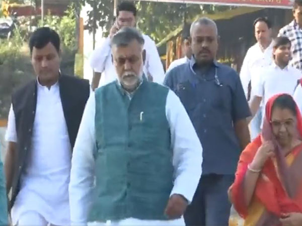Union Minister Prahlad Singh Patel in Narsinghpur (Photo/ANI)