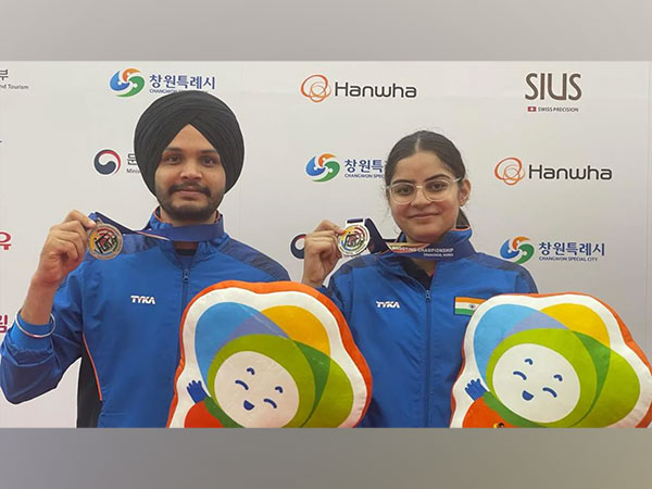 Sarabjot Singh and Surbhi Rao. (Photo- Olympics/NRAI)