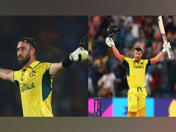 Glenn Maxwell and David Warner (Photo: ICC/ Twitter)