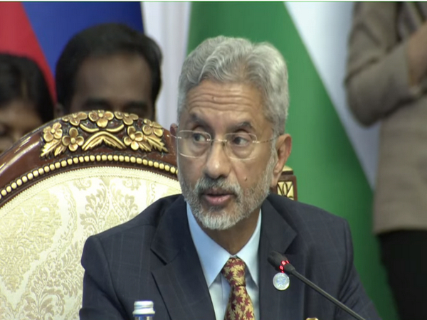 External Affairs Minister S Jaishankar in Bishkek, Kyrgysztan. (Photo: ANI)