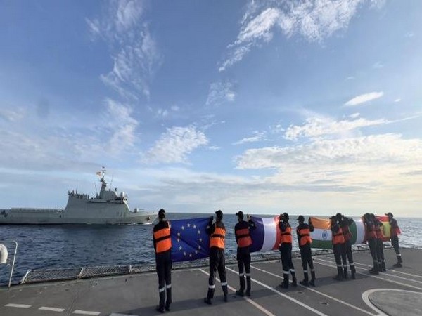 EU, India carry out maiden joint Naval exercise in Gulf of Guinea. (Photo: Ministry of Defence)