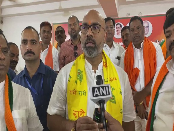 Nizamabad BJP MP Dharmapuri Arvind (Photo/ANI)