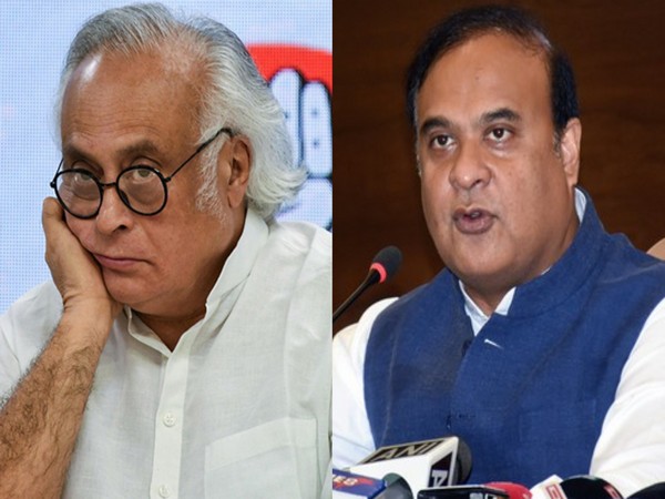 Congress leader Jairam Ramesh and Assam Chief Ministre Himanta Biswa Sarma (File photo/ANI)